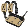 2 In 1 Wireless Electric Dog Fence Waterproof Pet Shock Boundary Containment System Electric Training Collar with 2 Receiver Collars for Small Medium