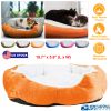 Pet Dog Bed Soft Warm Fleece Puppy Cat Bed Dog Cozy Nest Sofa Bed Cushion For S/M Dog